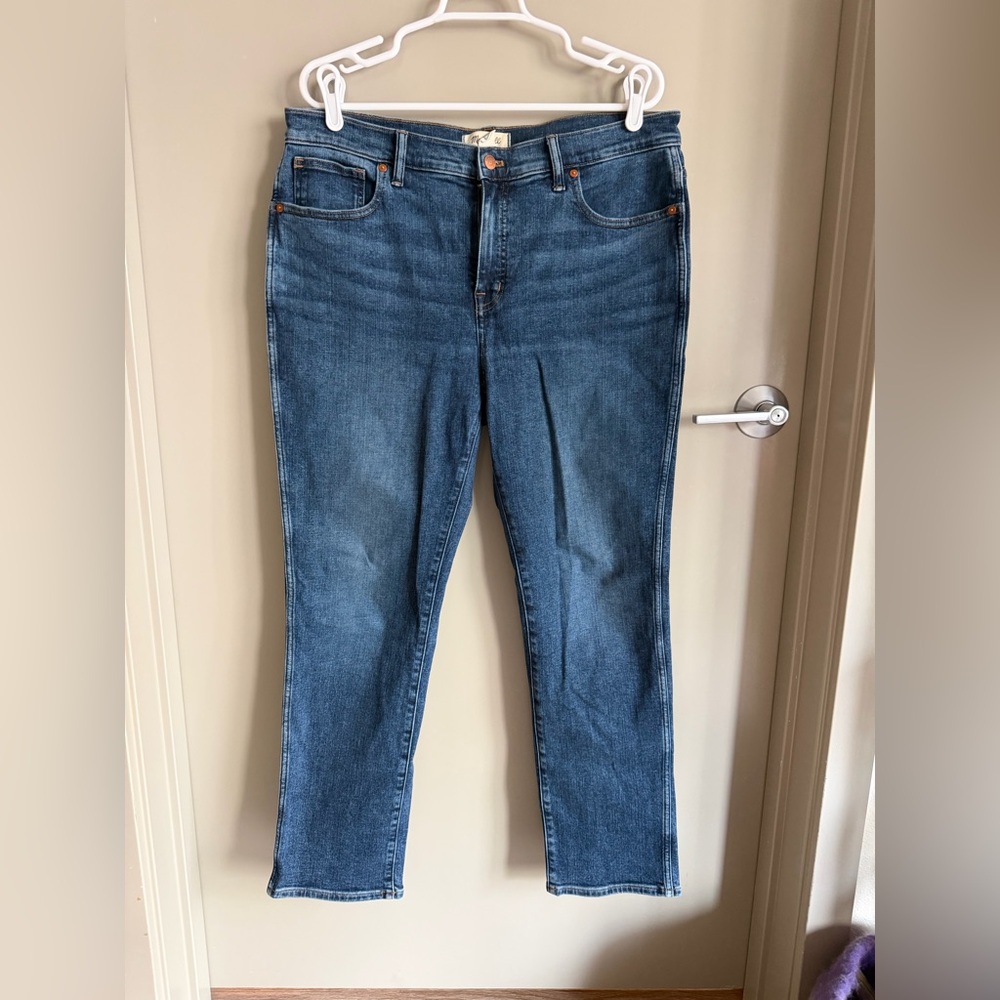 Madewell Mid-Rise Stovepipe Jeans - size 32
